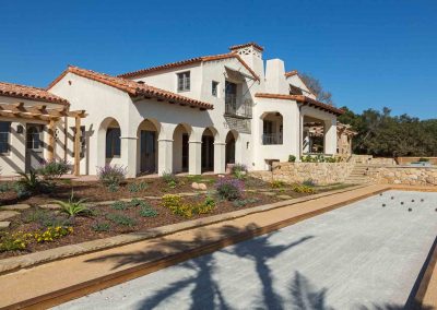 Santa Barbara, California; home built by Corbu Construction